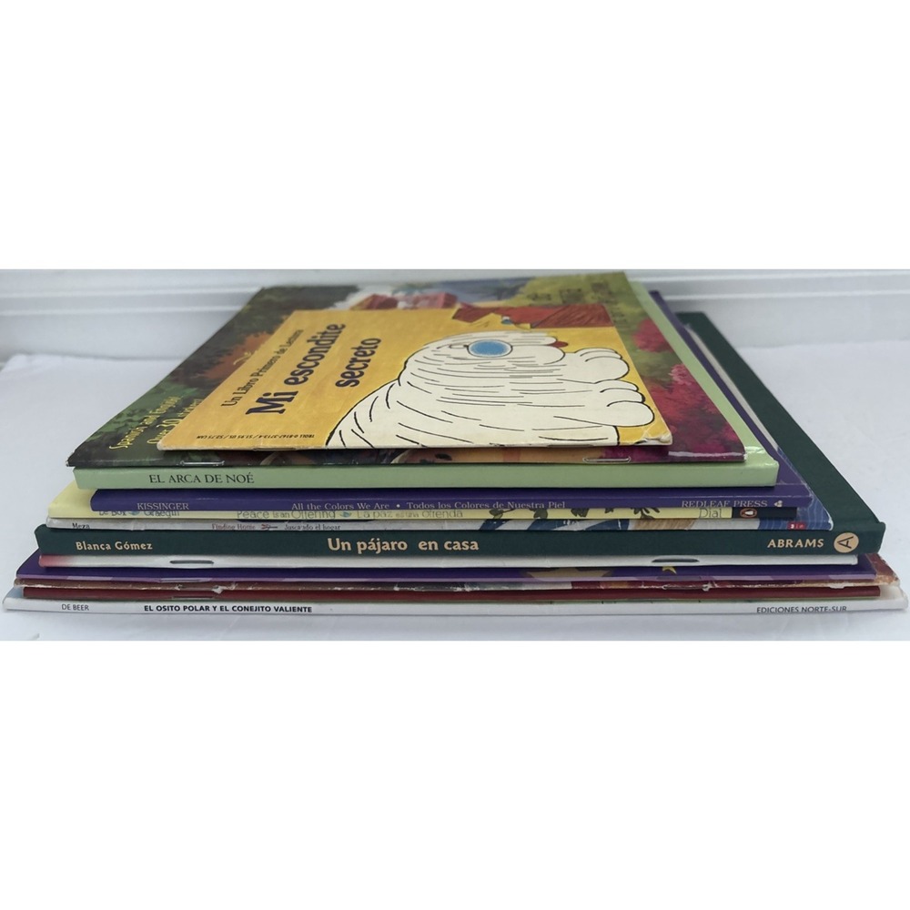 Lot of 12 Books Spanish Childrens Espanol Bilingual Picture Set Homeschool - Picture 2 of 16
